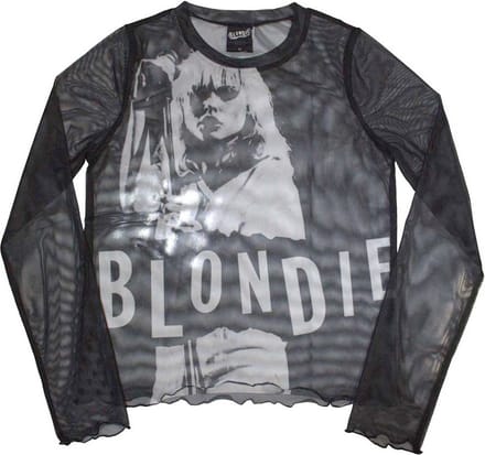 Blondie - Mic Stand Longsleeve top - S - Zwart