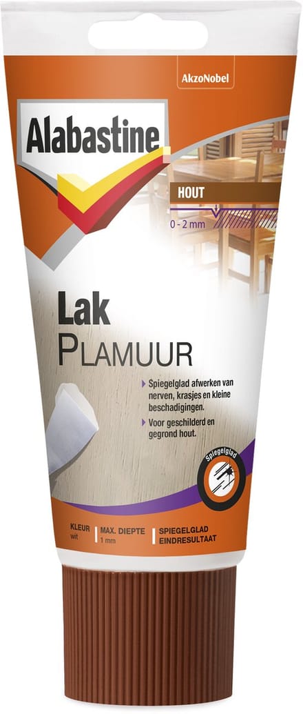 Alabastine - Lakplamuur - Wit - 225 G