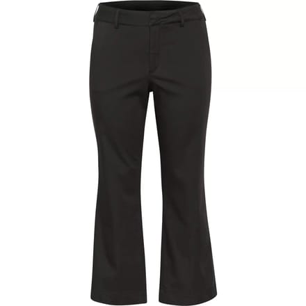 Vrouwelijke flared chino broek KAFFE Curve Leana
