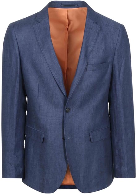 Suitable Blazer Linnen Panama Donkerblauw (navy) - Maat 48 - Heren blazer
