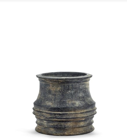 Serax - Bloempot - aardewerk - zwart - D38 x H30 cm - Opening 23 cm