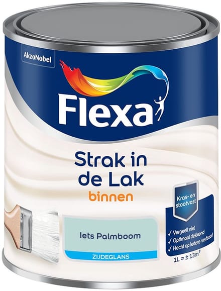 Flexa - Strak In De Lak Binnenlak Zijdeglans - Iets Palmboom - Mengverf - 1 L