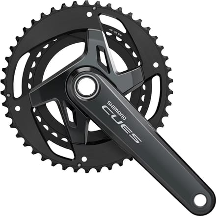 Shimano Cues Hollowtech U8000-2 Crankstel Zilver 175 mm / 46/32t