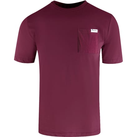 Aquascutum Active Klein Zakje Burgundy T-shirt