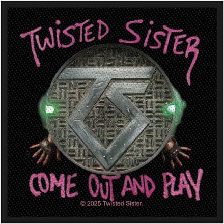 Twisted Sister Come out and play Unisex Patch - meerkleurig - Standard
