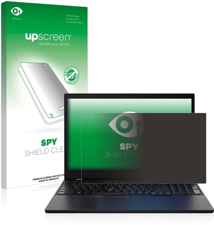 upscreen - privacy screenprotector voor Lenovo ThinkPad L15 Gen 2 - Folie Beschermfolie Blauwlichtfilter