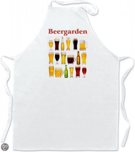 Mijncadeautje Schort Leuke keukenschort Beergarden