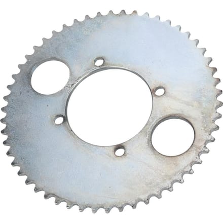 54 Tands Ketting T8F 4 Gaten Tandwielplaat Sterke Taaiheid Elektrische Scooter Tandwiel white