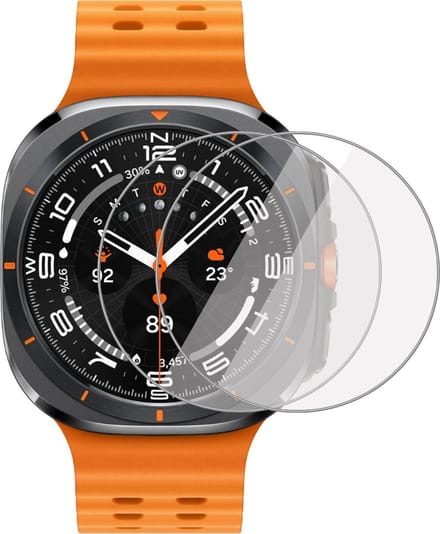 2x Screenprotector geschikt voor Samsung Galaxy Watch Ultra 47mm - Folie Screen Protector
