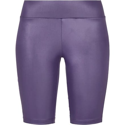 Urban Classics - Imitation Leather Korte cycle broek - L - Paars