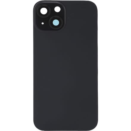Achterruit Deksel Vervanging voor 15 Mobiele Telefoon Onderdelen Kit Set met Camera Lens Componenten black