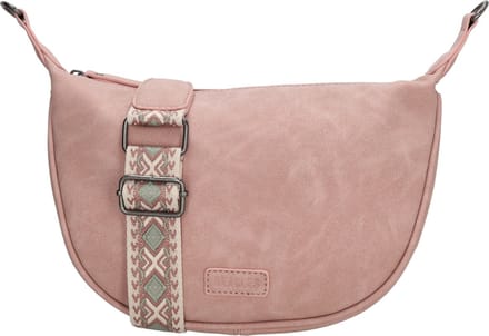 Beagles Malaga Crossbody Schoudertas - Trendy Schouderband - Lichtroze