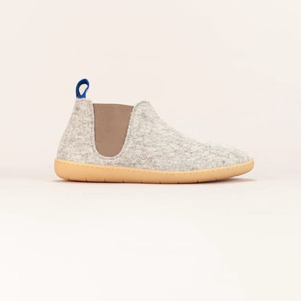 Bill Ringa Pantoffels Dames Maat 35 - Wollen Sloffen - Hoge Pantoffel - Stevige Rubberen Zool