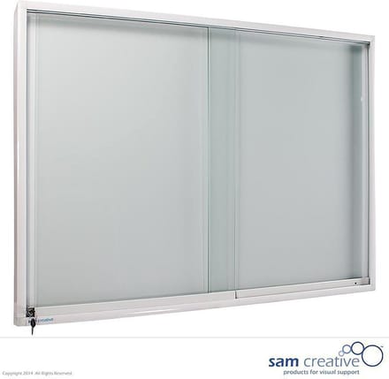 Vitrinekast Whiteboard Pro 67x127 cm
