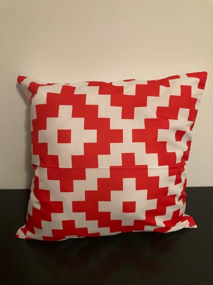 Nordic Geometry Collection Kussenhoes – Red Edition - 45x45 cm