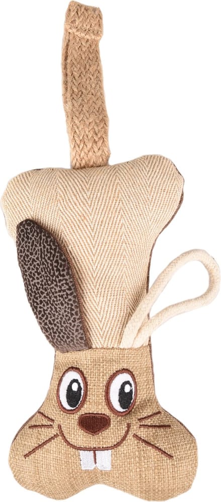 Hondenspeelgoed Tura Konijn - Bruin - 10 x 5 x 29 cm