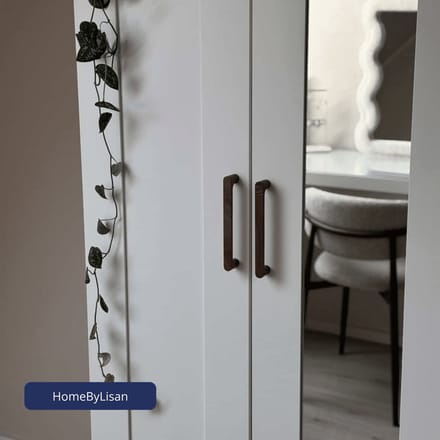 Deurgreep Suus - donkerbruin - 128 mm | Collectie | Goedkope handgrepen |