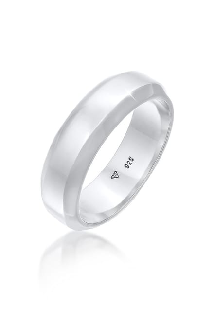KUZZOI - Ring - Herenband massief in 925 sterling zilver - Heren