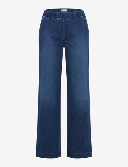 Raphaela by Brax Dames Marlenebroek  Style PAM FLARED STONED SLIGHTLY USED, denim blauw regular, maat 40