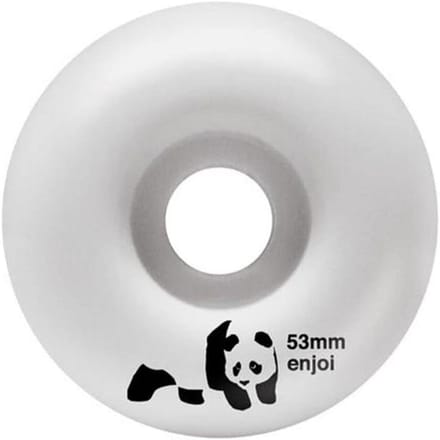Set van 4 SkateboardWielen - 53mm - Wit