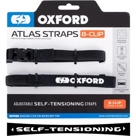 Motorfiets omtrek Oxford Atlas B-Clip (x2)