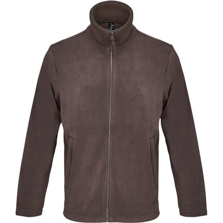 SOLS Unisex Microfleece Jas voor volwassenen (Donkere chocolade)