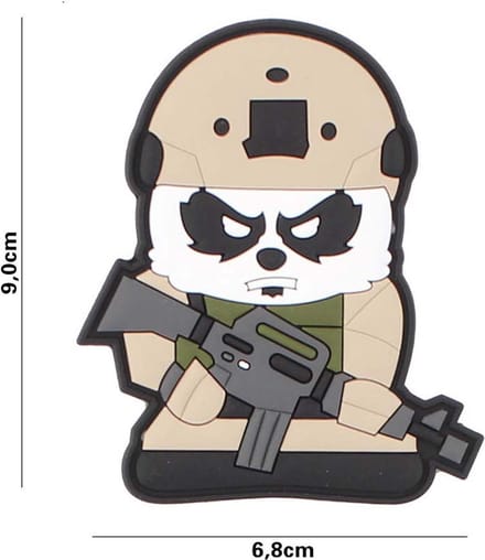 Embleem 3D PVC Tactical panda