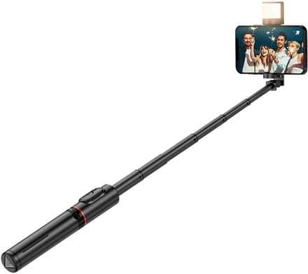 WiWu Selfie Stick en Tripod met Verlichting - Wi-SE003