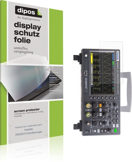 dipos – 4x Matte Beschermfolie geschikt voor Hantek DSO2D15 Oscilloscope | Krasbestendige & antireflecterende Screenprotector Ultra-Thin