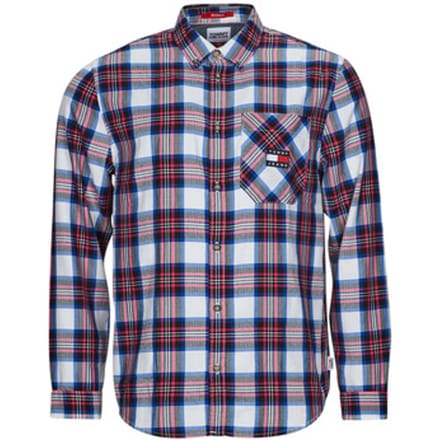 Tommy Jeans  Overhemd Lange Mouw TJM RELAXED FLANNEL SHIRT
