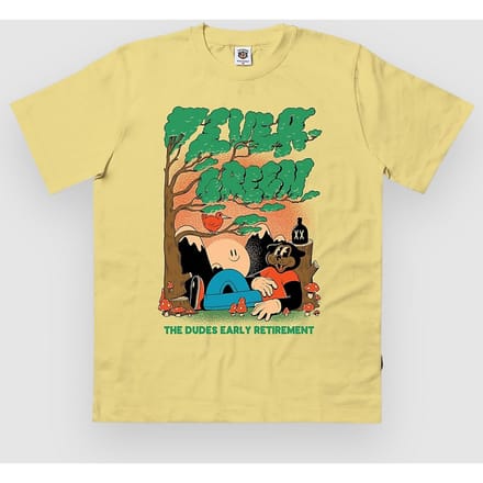 The Dudes Evergreen Seasonal T-Shirt geel