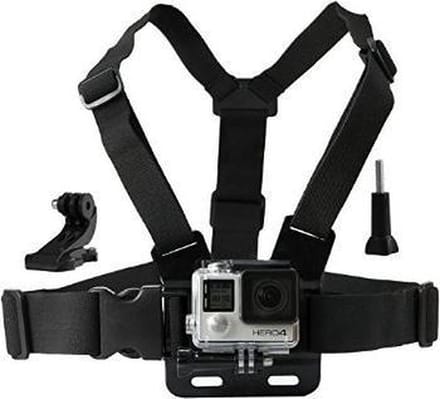 Chest mount / Chesty/ Bost band + GRATIS J-hook voor GoPro