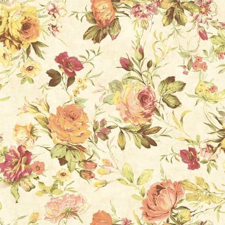 Bloemen Behang 105605 Dubbelbreed
