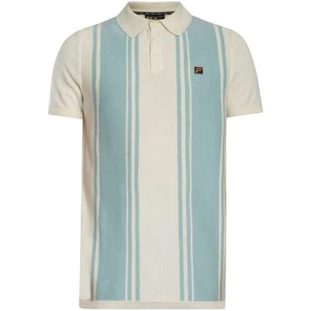 Fila Gebreid Poloshirt In Buddy Bowling-Stijl, Blauw