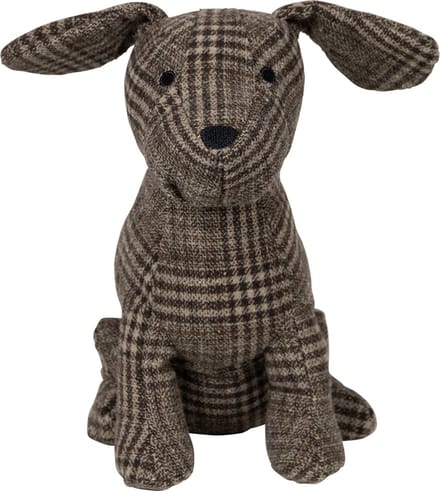 Deurstopper Hond zit ruit 21x16x26 cm