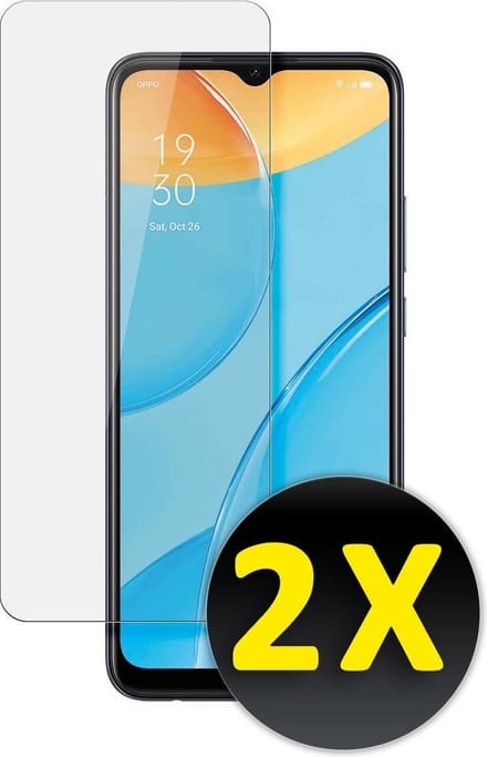 HB Glas Geschikt voor Oppo A15 & Oppo A15S Screenprotector Glas Gehard Tempered Glass - 2 Stuks