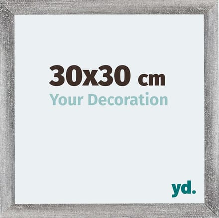 Your Decoration - Fotolijst 30x30 cm - MDF - Grijs Geveegd - Mura