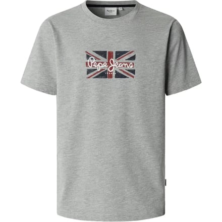 Pepe Jeans Grant T-shirt Met Korte Mouwen Grijs S Man