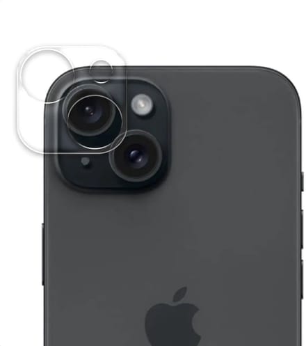 Rosso Camera Lens Protector Geschikt voor Apple iPhone 15 / 15 Plus | Camera Bescherming | Glas | Transparant