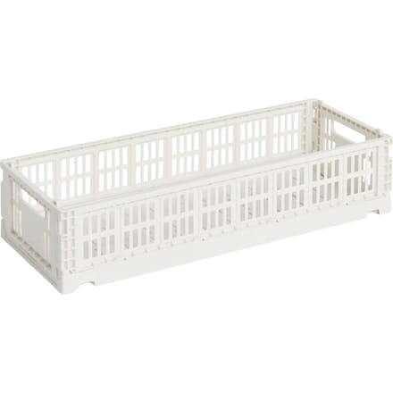 HAY Kleurkrat Mand Mini Langwerpig - off white