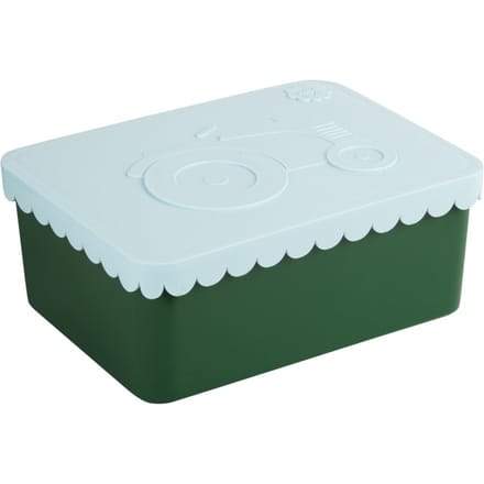 BLAFRE lunchbox S traktor donkergroen blauw