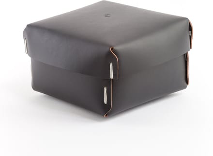 Vacavaliente - Ruca Opbergbox S - Gerecycled Leer - Zwart