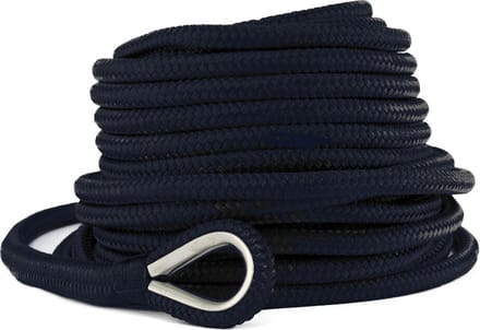 Hollex 20 meter navy loodverzwaarde Ankerlijn Ø10mm
