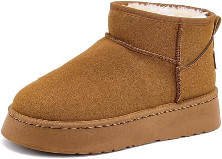 Winter Snowboots voor Dames - Warme Gevoerde Wandelschoenen