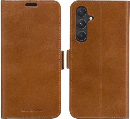 dbramante1928 Copenhagen Bookcase geschikt voor Samsung Galaxy S24 Plus - Tan