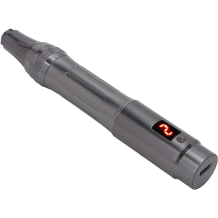Professionele Microneedling Pen Elektrisch Oplaadbaar Handheld MTS Huid Pen 100‑240V US Stekker US Plug gray