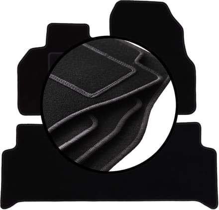 Complete set veloursmatten voor: Renault Scenic II minivan (2003-2009)