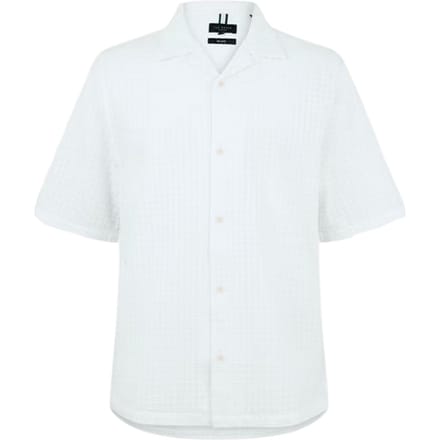 Ted Baker Heren Geometrisch Overhemd (Wit)
