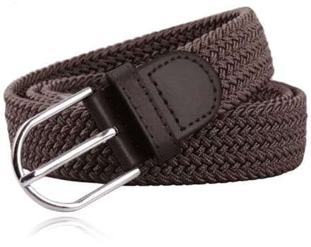 LGT JWLS Herencanvasriem - Elastisch, Bruin-100cm