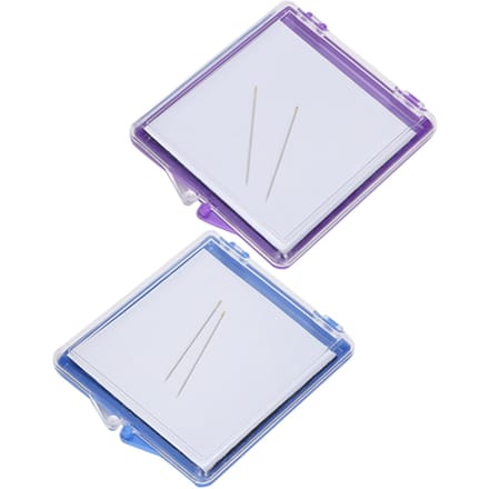 2 stuks magnetische naaispeldenkussen opbergdoos voor doe-het-zelf-hulpgereedschap, multifunctioneel plastic white